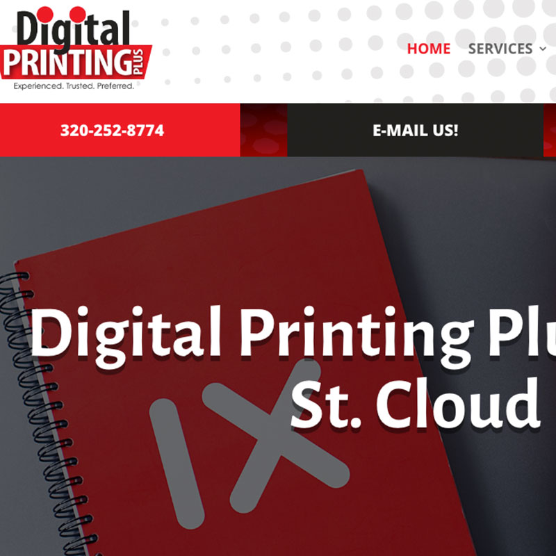 Website Design / Development - Digital Printing Plus
